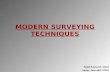 Modern surveying techniques
