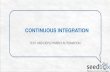 Continuous integration using Jenkins and Sonar