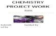 Chemistry project - Space chemistry