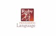 A linguagem de programação Ruby - Robson "Duda" Sejan Soares Dornelles