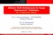 Ph.D Dissertation Defense Slides on Efficient VLSI Architectures for Image Enhancement Techniques