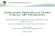 Climate finance aoki (gef)scale up&replication-gef perspectives-ccxg gf march2014
