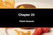 Chapter 20 plated dessert