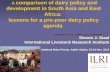 A comparison of dairy policy and development in South Asia and East Africa: lessons for a pro-poor dairy policy agenda