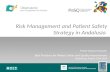 Risk Management and Patient Safety Strategy in Andalusia