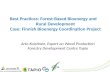 Best Practices: Forest-Based Bioenergy and Rural Development. Case: Finnish Bioenergy Coordination Project