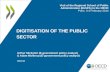 OECD GOV digitisation of the public sector