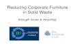 REUSE2 Reducing Corporate Furniture in Solid Waste, Michelle Blakemore Faroni