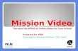 P.E.J.E. Conference - Mission Video