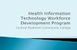 Health Information Technology Workforce Development Program Presentation