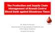 Dr. Raed Hussein - the production and supply chain management of kuwait