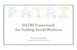PATRI 00. Framework for Scaling Social Business - Rizwan Tayabali