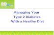 Managing Diabetes Through a Healthy Diet