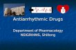 Antiarrhythmic drugs - drdhriti