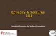 Epilepsy presentation