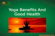 Yoga Benefits and Good Health
