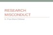 Research misconduct
