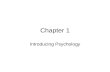 Psychology Chapter 1