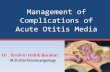 Management of complications of acute otitis media