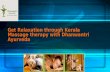 Get relaxation through Kerala massage therapy with dhanwantri Ayurveda