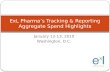 Highlights from Tracking & Reporting Aggregate Spend