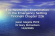 The Neurologic Examination in the Emergency Setting
