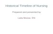 Historical timeline of nursing presentation