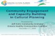 Community Engagementand Capacity Buildingin Cultural Planning