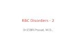 Rbc disorders 2
