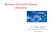 Burden of  Vector Borne Diseases Past, Present & Future