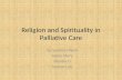 Religion and spirituality in palliative care