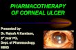 Pharmacotherapy of corneal ulcer
