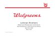 walgreen Lehman Brothers Eleventh Annual Retail and