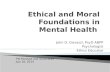 Ethical and Moral Foundations in Mental Health Treatment