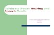 Better Hearing And Speech Month