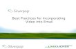 Video In Email Best Practices
