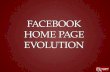 Facebook Home Page Evolution