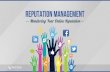 Reputation Management - Monitor Your Online Reputation
