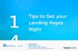 14 Landing Page Best Practices