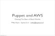 Puppet and AWS: Getting the best of both worlds