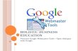 Introduction to Google Webmaster Tools