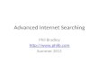 Advanced  Internet searching
