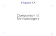 Comparison Of Methodologies