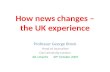 How news changes – the UK experience