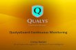 QualysGuard InfoDay 2014 - QualysGuard Continuous Monitoring
