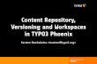 Content Repository, Versioning and Workspaces in TYPO3 Phoenix