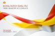 Media webcast presentation Royal Dutch Shell third quarter 2012 results
