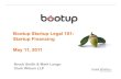 Bootup startup financing by Clark Wilson (05-11-2011)