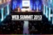 Web Summit 2013 Dublin - pre conference Social Media Buzz