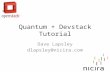 Openstack Quantum + Devstack Tutorial